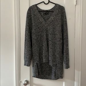 Gray oversized sweater